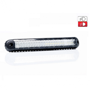 Lampa tylna uniwersalna LED 12V/24V, 2-funkcyjna COFANIA/PRZECIWMGŁOWE, przewód o długości 1m.