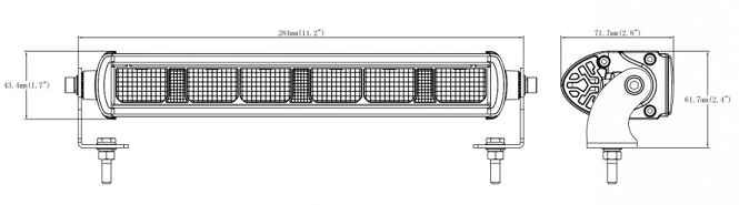 Reflektor drogowy 6xLED światło drogowe - obrazek 6
