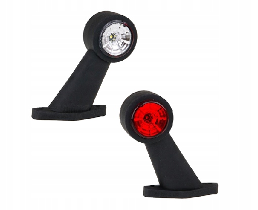 Lampa obrysowa – gabarytowa LED na gumowym ramieniu ukośnym, krótkim z przewodem FT-009C Fristom - obrazek 4