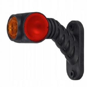 Lampa obrysowa potrójna na wysięgniku ukośnym, krótkim, lewa Horpol