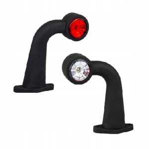Lampy obrysowe – gabarytowe LED na gumowym ramieniu o kształcie litery „L” długa z przewodem 2×0,75 mm² Fristom