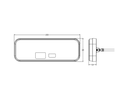2x Lampa zespolona tylna LED NEON z dynamicznym kierunkiem typ L1959 + L1960 - 6 funkcyjna - obrazek 6