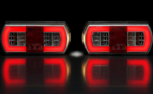 KOMPLET tylnych świateł LED NEON,3 funkcje 12/24V TT.12030G - obrazek 5