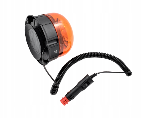 Lampa ostrzegawcza LED magnes 12/24V 2 błyski ALR0101 - obrazek 4