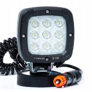 LAMPA ROBOCZA HALOGEN 9 LED SZPERACZ 12/24V MAGNES