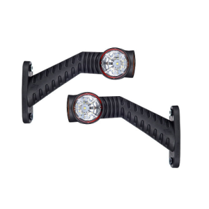 Lampy obrysowe potrójne na wysięgniku ukośnym, długim, lewa i prawa LD 2175 LD 2174